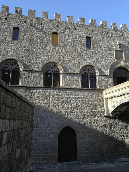 Viterbo Latium Italien September 2019 Palast Der Päpste Auf Dem — Stockfoto