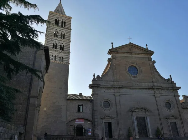 Viterbe Latium Italie Septembre 2019 Cathédrale San Lorenzo — Photo