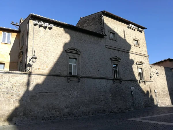 Viterbo Lazio Italië September 2019 Curia Paleis San Lorenzo Plein — Stockfoto