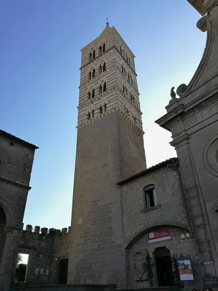Viterbo Lazio Italy Вересня 2019 Cathedral San Lorenzo — стокове фото