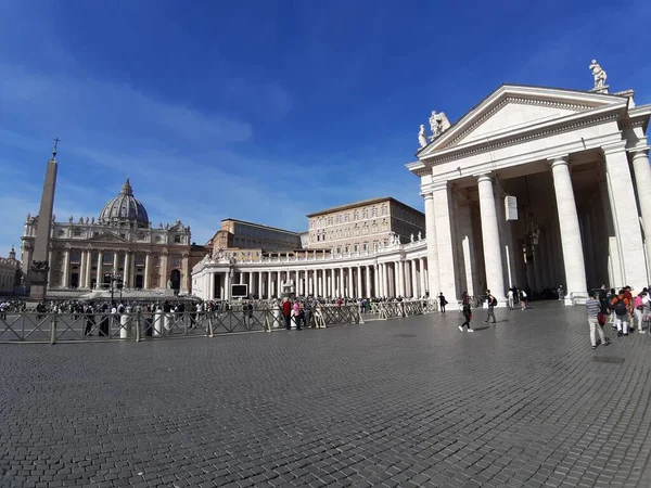 Vatikan Lazio Talya Ekim 2019 Gian Lorenzo Bernini Nin Piazza — Stok fotoğraf