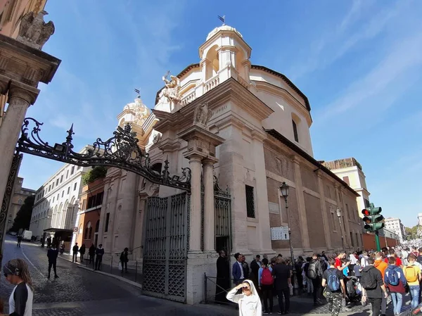 Vaticano Lazio Italia Ottobre 2019 Cinquecentesca Chiesa Sant Anna Dei — Foto Stock