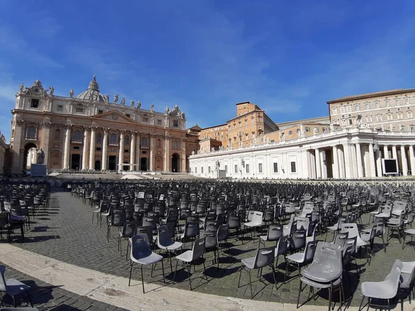 Vatikanen Lazio Italien Oktober 2019 Basilica San Pietro Från Torget — Stockfoto