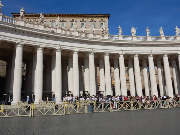 Vatikan Lazio Talya Ekim 2019 Bernini Nin Peter Bazilikası Sütununun — Stok fotoğraf