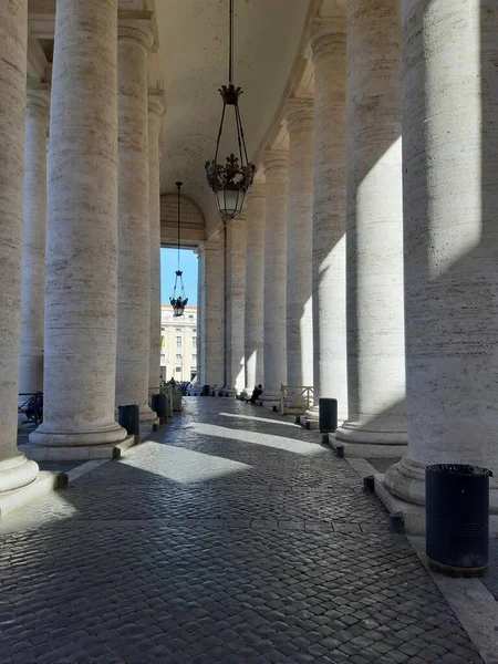 Vatikan Lazio Talya Ekim 2019 Gian Lorenzo Bernini Nin Piazza — Stok fotoğraf