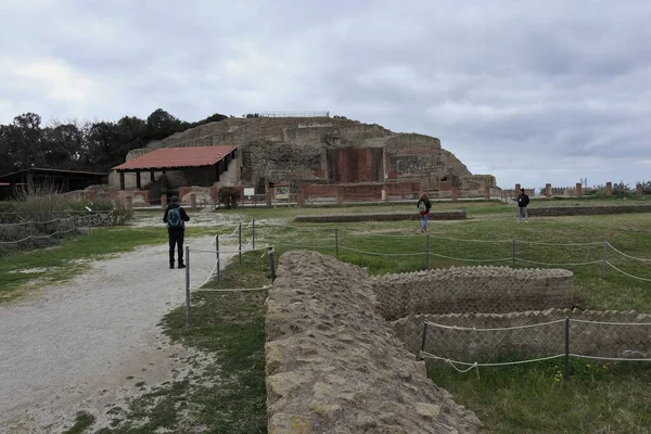 Napoli Campania Talya Şubat 2020 Posillipo Arkeoloji Parkındaki Pollione Imparatorluk — Stok fotoğraf