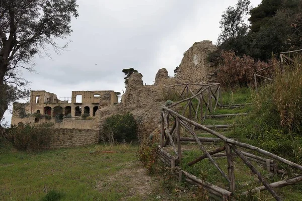 Napoli Campania Talya Şubat 2020 Posillipo Arkeoloji Parkındaki Pollione Imparatorluk — Stok fotoğraf