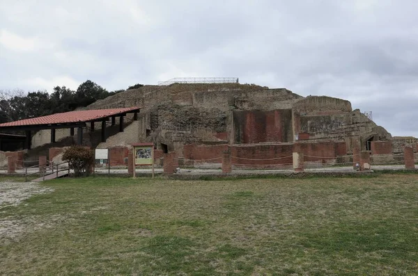 Napoli Campania Talya Şubat 2020 Posillipo Arkeoloji Parkındaki Pollione Imparatorluk — Stok fotoğraf