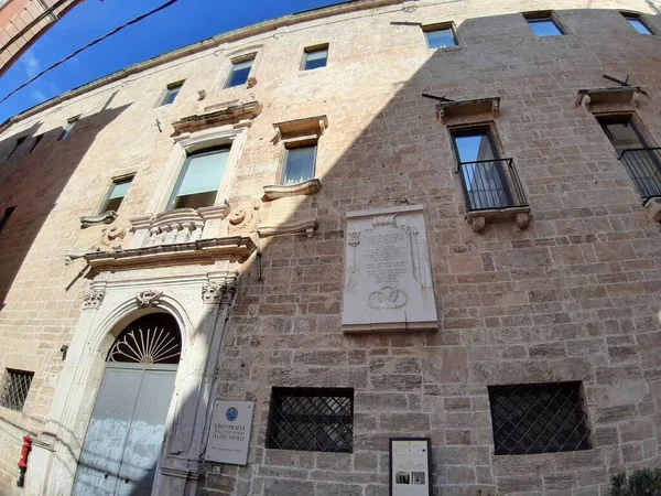 Taranto Puglia Italia Noviembre 2019 Antiguo Convento San Francesco Assisi — Foto de Stock