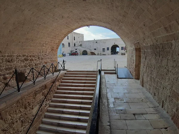 Taranto Puglia Italy Листопада 2019 Piazza Armi Aragonese Castle — стокове фото