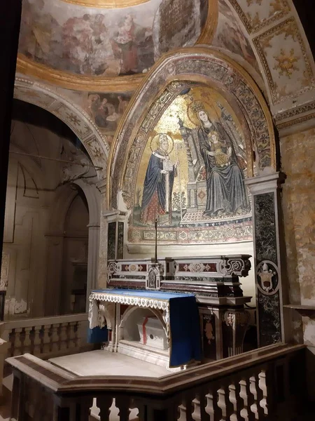 Nápoles Campania Italia Enero 2020 Basílica Cristiana Primitiva Del Siglo —  Fotos de Stock