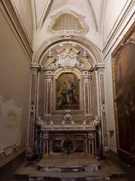 Nápoles Campania Italia Enero 2020 Basílica Cristiana Primitiva Del Siglo —  Fotos de Stock