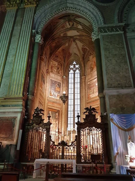 Nápoles Campania Itália Janeiro 2020 Interior Catedral Santa Maria Assunta — Fotografia de Stock