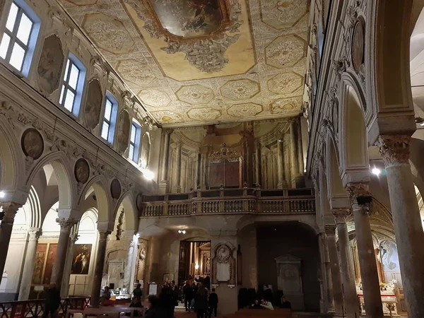 Napels Campanië Italië Januari 2020 Vroeg Christelijke Basiliek Uit Eeuw — Stockfoto