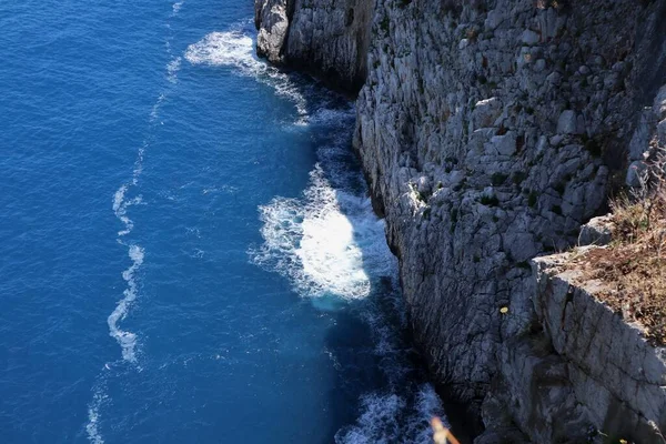 Palinuro Campania Itália Junho 2020 Panorama Costeiro Topo Punta Quaglia — Fotografia de Stock