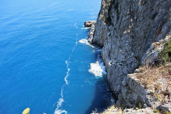 Palinuro Kampanien Italien Juni 2020 Küstenpanorama Vom Gipfel Der Punta — Stockfoto