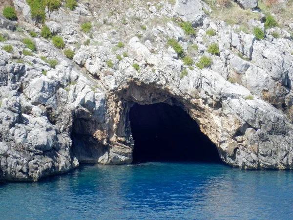 Palinuro Campania Italy June 2020 Blue Grotto Punta Quaglia Punta — Stock Photo, Image