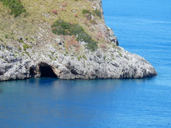Palinuro Kampanien Italien Juni 2020 Blaue Grotte Punta Quaglia Von — Stockfoto
