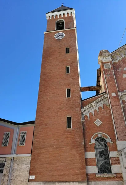 Rivisondoli Aquila Abruzzo Italia Marzo 2019 Iglesia San Nicola Bari —  Fotos de Stock