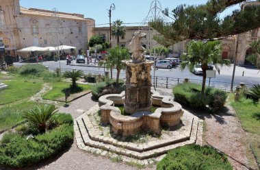 Noto, Sicilya, İtalya - 26 Ağustos 2020: 16.