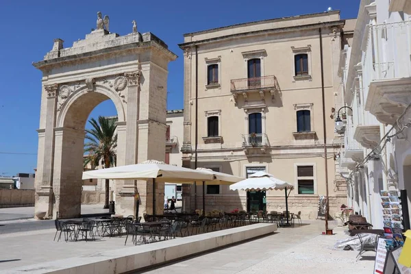 Noto Sisilia Italia Elokuuta 2020 National Gate Kutsutaan Myös Porta — kuvapankkivalokuva