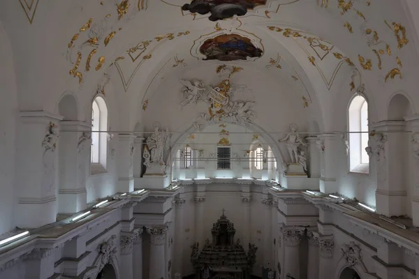 Noto Sicilien Italien Augusti 2020 Interiören Kyrkan Montevergine — Stockfoto