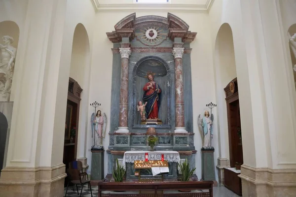 Noto Sicile Italie Août 2020 Intérieur Cathédrale San Nicol — Photo