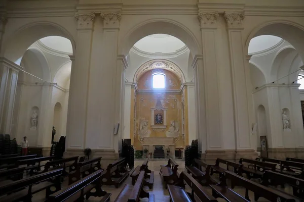 Noto Sicilia Italia Agosto 2020 Interior Catedral San Nicol —  Fotos de Stock