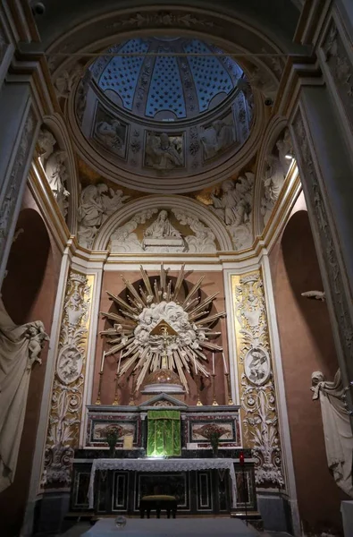 Noto Sicilia Agosto 2020 Interno Della Cattedrale San Nicol — Foto Stock