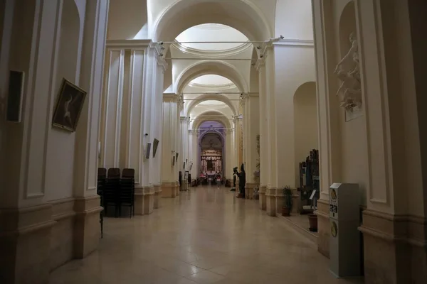 Noto Sicília Itália Agosto 2020 Interior Catedral San Nicol — Fotografia de Stock