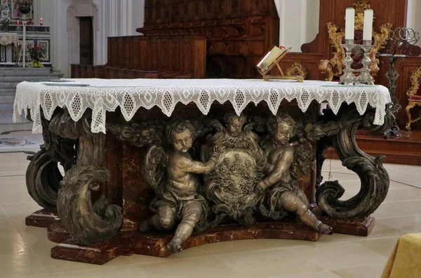 Noto Sicily Italy August 2020 Interior Cathedral San Nicol — Stock Photo, Image