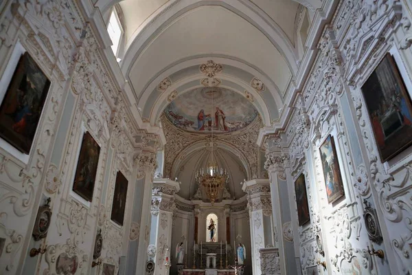 Taormina Sicilien Italien Augusti 2020 Inredningen Kyrkan San Giuseppe — Stockfoto