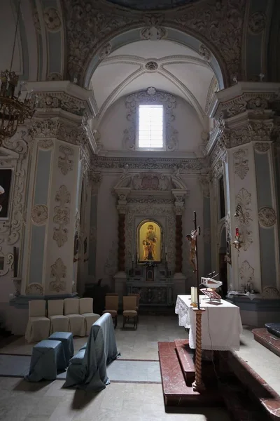 Taormina Sicily Italy August 2020 Interior Church San Giuseppe — Stock Photo, Image
