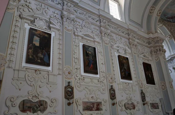 Taormina Sicilië Italië Augustus 2020 Interieur Van Kerk Van San — Stockfoto