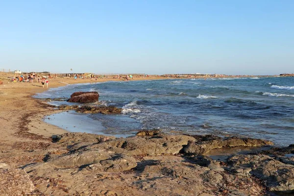 Portopalo Capo Passero Sicílie Itálie Srpna 2020 Panorama Isola Delle — Stock fotografie