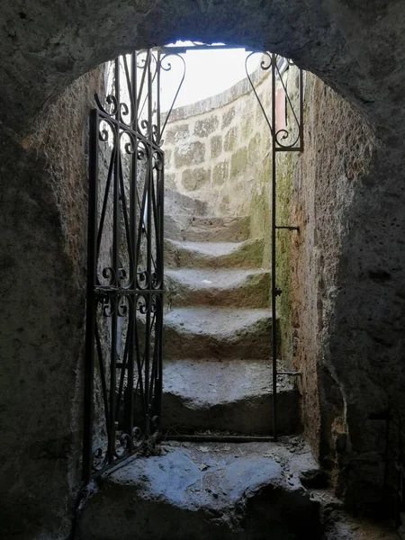 Civita Bagnoregio Lazio Itália Setembro 2019 Interior Gruta San Bonaventura — Fotografia de Stock