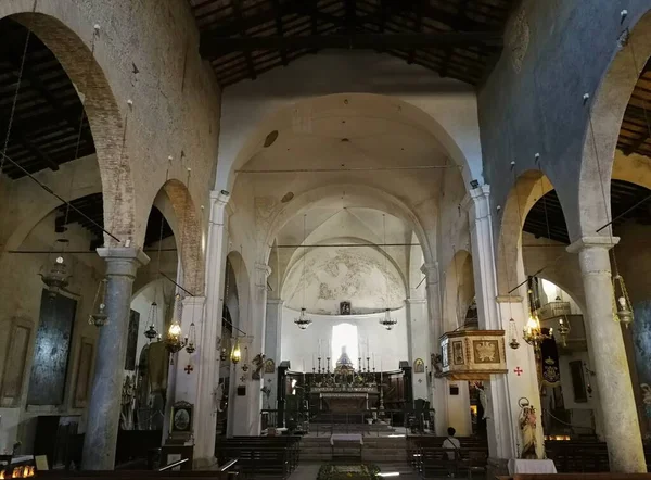 Чивита Баньореджо Лампедуза Италия Сентября 2019 Года Католический Собор Сан — стоковое фото