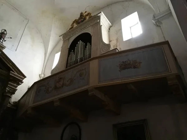 Civita Bagnoregio Lazio Italy Вересня 2019 Interior Cathedral San Donato — стокове фото