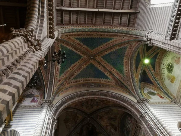 Orvieto Umbría Italia Septiembre 2019 Interior Catedral Santa Maria Assunta —  Fotos de Stock