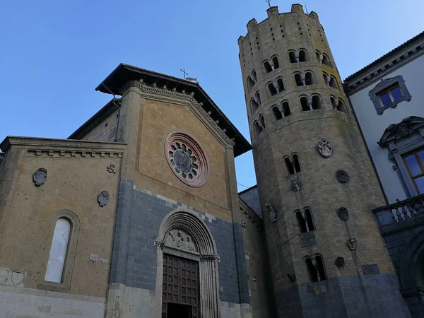 Orvieto Ombrie Italie Septembre 2019 Église San Andrea Construite Dans — Photo