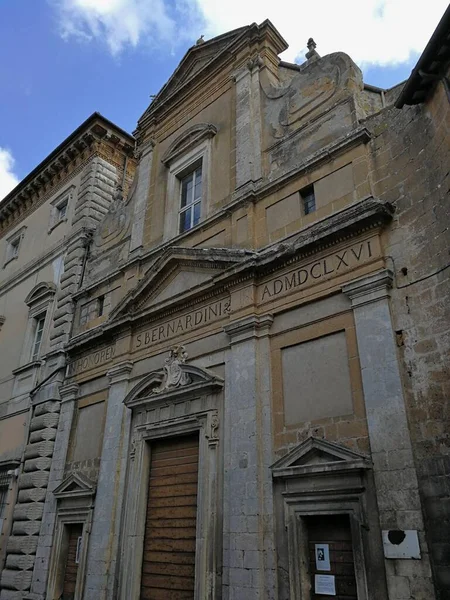 Orvieto Umbrië Italië September 2019 Kerk Van San Bernardino Met — Stockfoto