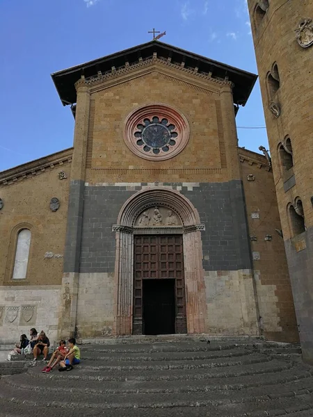 Orvieto Umbrië Italië September 2019 Kerk Van San Andrea Gebouwd — Stockfoto