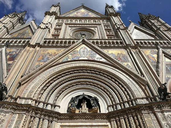 Orvieto Umbria Italy September 2019 Cathedral Santa Maria Assunta — Stock Photo, Image