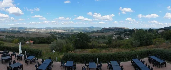 Orvieto Umbrien Italien September 2019 Panoramafoto Des Dorfes Vom Belvedere — Stockfoto