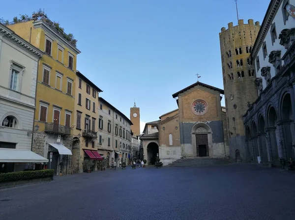 Orvieto Umbria Itálie Září 2019 Kostel San Andrea Postavený Století — Stock fotografie