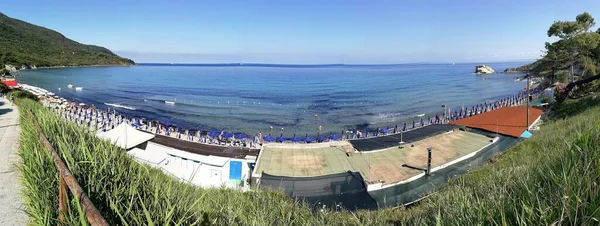 Agropoli Salerno Campanië Italië Juni 2018 Panoramische Foto Van Baai — Stockfoto