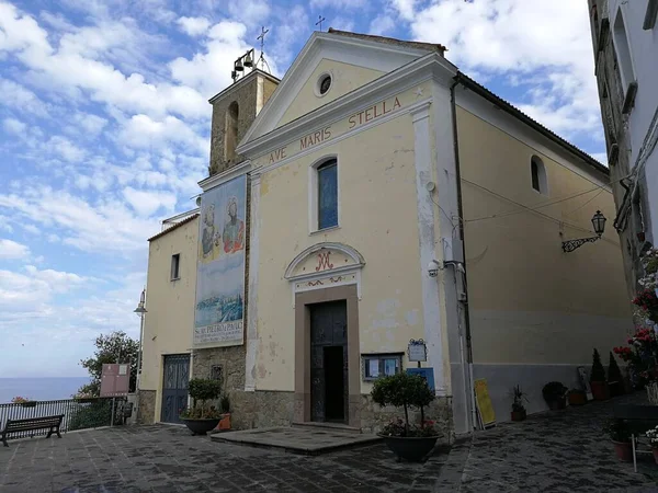 Agropoli Salerno Campânia Itália Junho 2018 Igreja Nossa Senhora Constantinopla — Fotografia de Stock