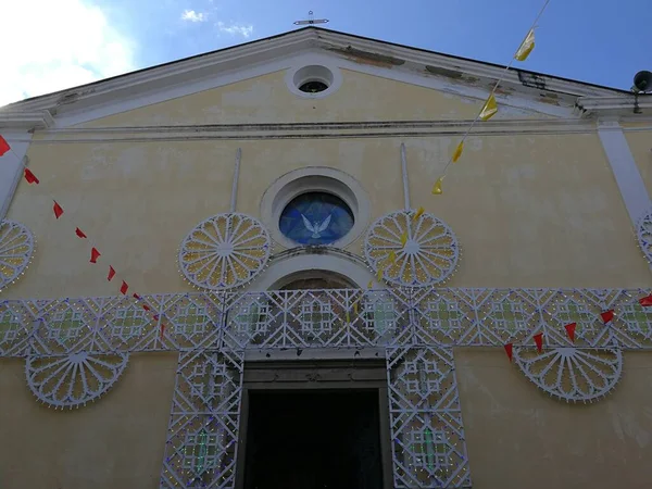 Agropoli Salerno Campania Itália Junho 2018 Igreja Matriz Dedicada Aos — Fotografia de Stock