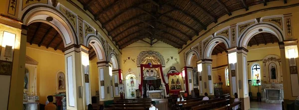 Agropoli Salerno Campania Italy June 2018 Panoramic Photo Interior Mother — Stock Photo, Image