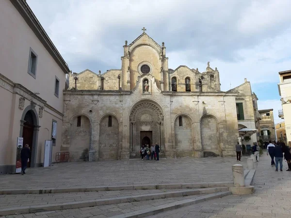 Matera Basilicata Olaszország 2019 November Szent Giovanni Battista Templom Xiii — Stock Fotó